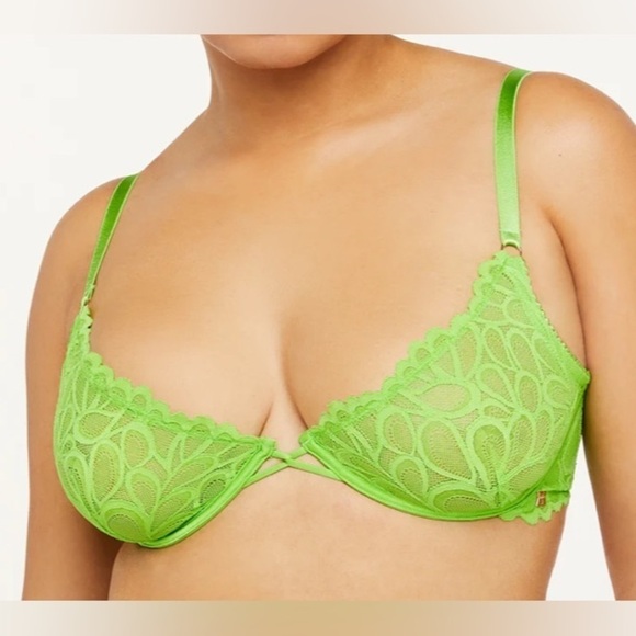 Savage X Fenty Other - NWT Savage x Fenty Not Sorry Ultra Demi Unlined Lace Bra 38C
